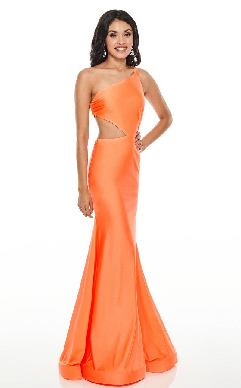 Rachel Allan 7100 Dress Tangerine