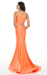 5 of 12 Rachel Allan 7100 Dress Tangerine