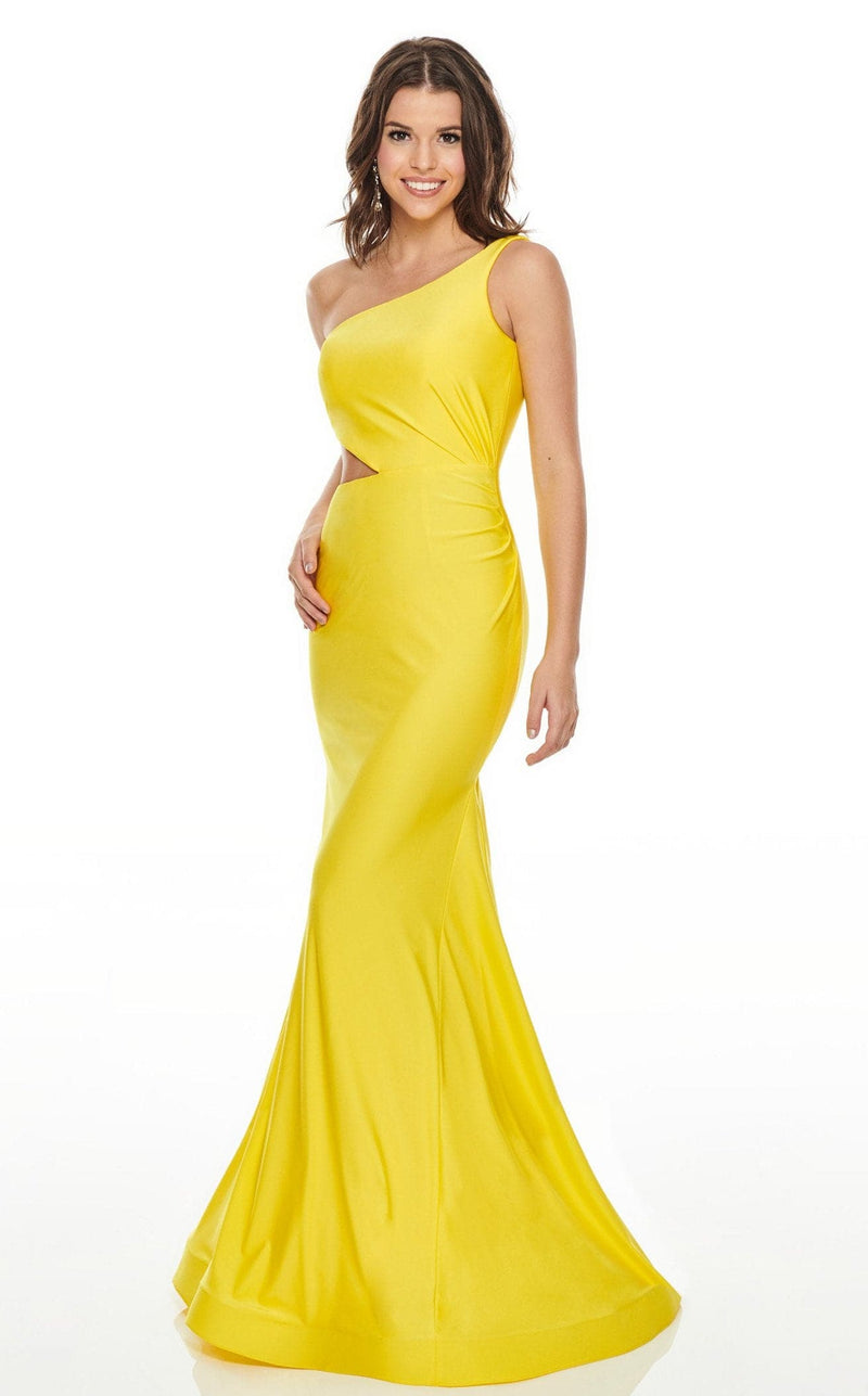 Rachel Allan 7100 Dress Yellow