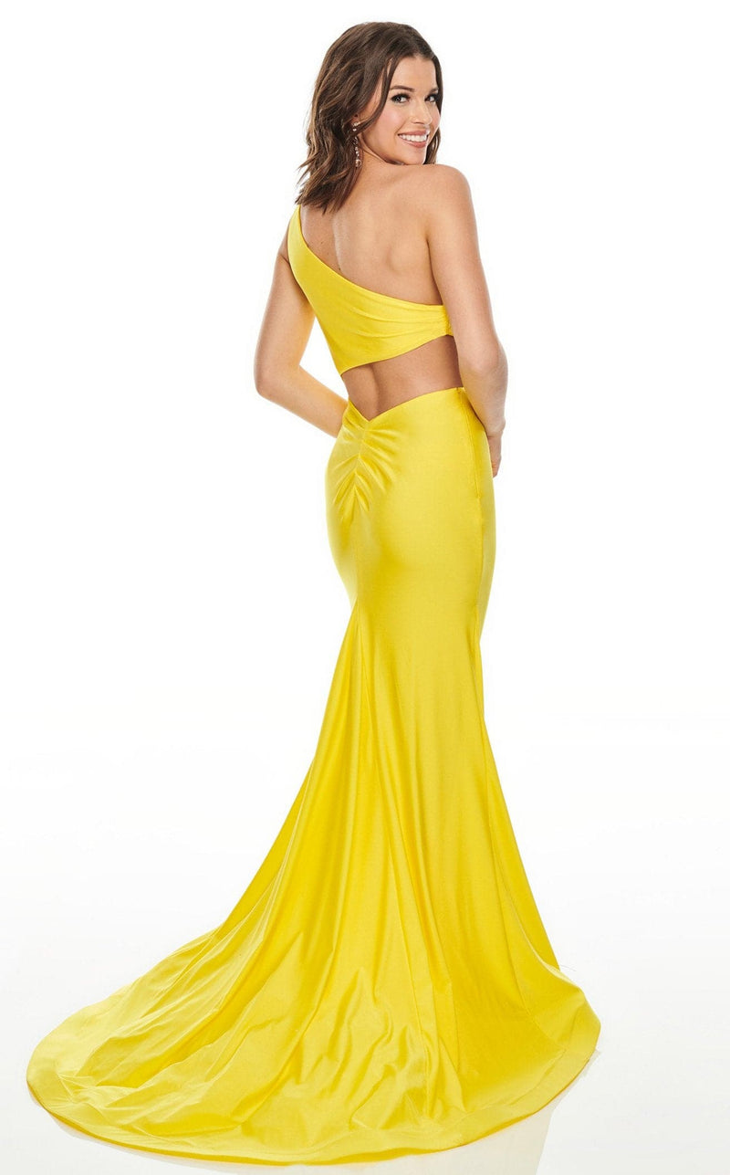 Rachel Allan 7100 Dress Yellow