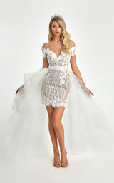 1 of 4 Nicole Bakti 7101 Dress White