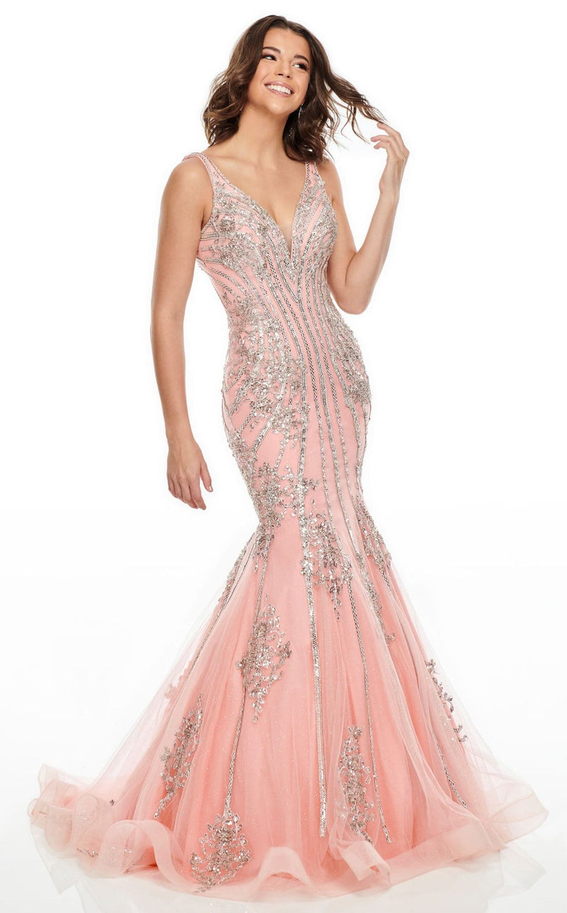 Rachel Allan 7103 Dress Blush