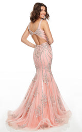 4 of 10 Rachel Allan 7103 Dress Blush