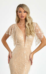 2 of 2 Nicole Bakti 7104 Dress Blush