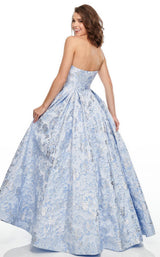 4 of 8 Rachel Allan 7104 Dress Periwinkle