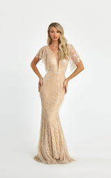 1 of 2 Nicole Bakti 7104 Dress Blush