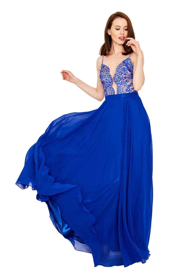 Angela and Alison 71088 Royal Blue