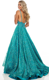 3 of 8 Rachel Allan 7111 Dress Jade