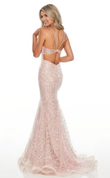 3 of 8 Rachel Allan 7112 Dress Blush