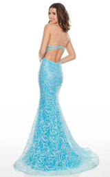 4 of 8 Rachel Allan 7112 Dress Periwinkle