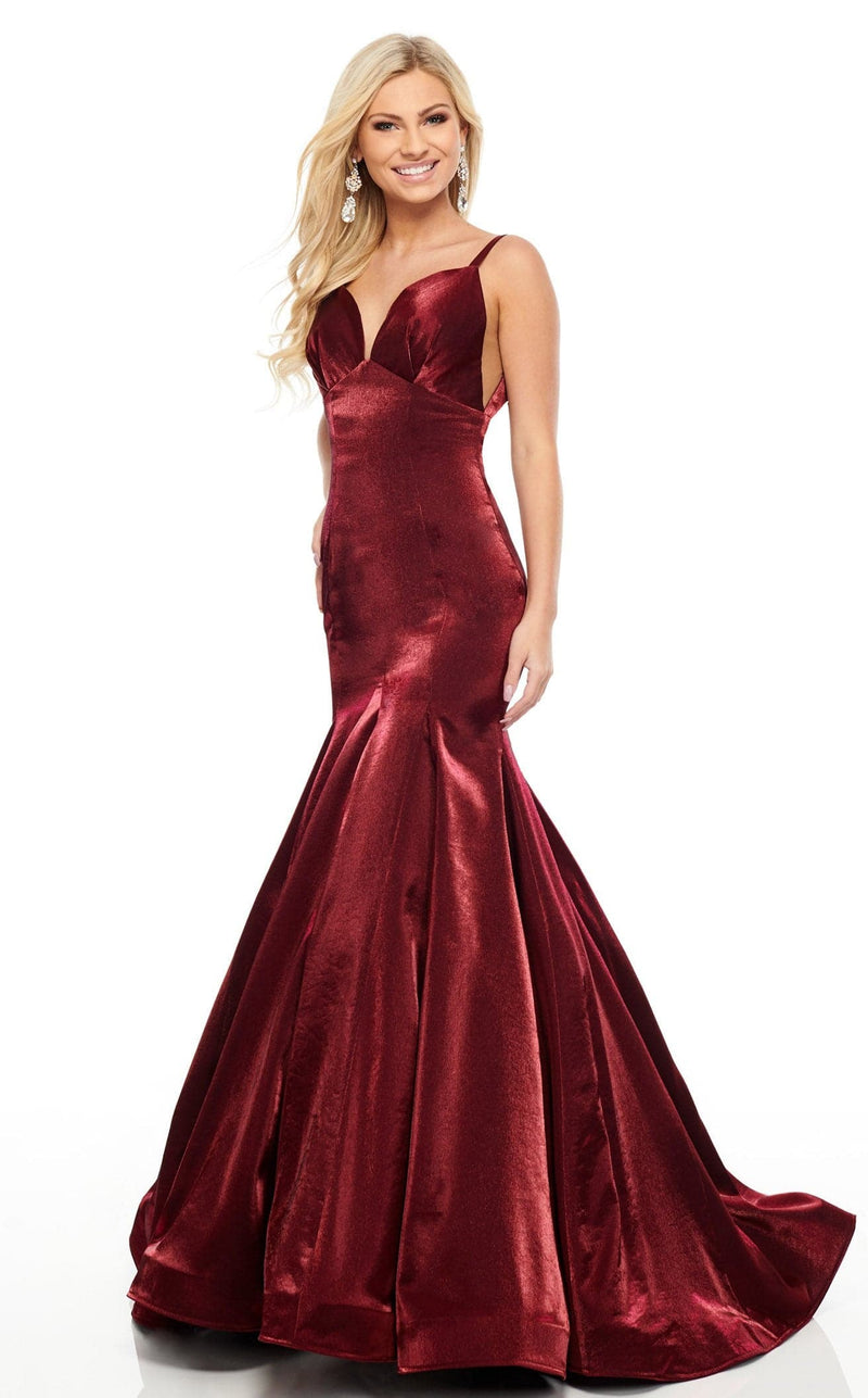 Rachel Allan 7114 Dress Wine