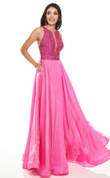 2 of 12 Rachel Allan 7116 Dress Fuchsia