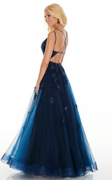 3 of 8 Rachel Allan 7122 Dress Navy