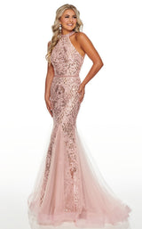 2 of 16 Rachel Allan 7123 Dress Blush