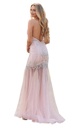 4 of 8 Rachel Allan 7126 Dress Blush