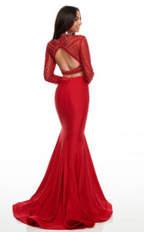 5 of 12 Rachel Allan 7128 Dress Red