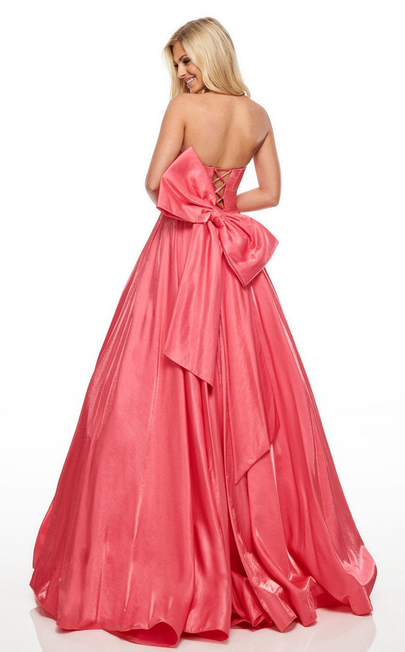 Rachel Allan 7139 Dress Coral