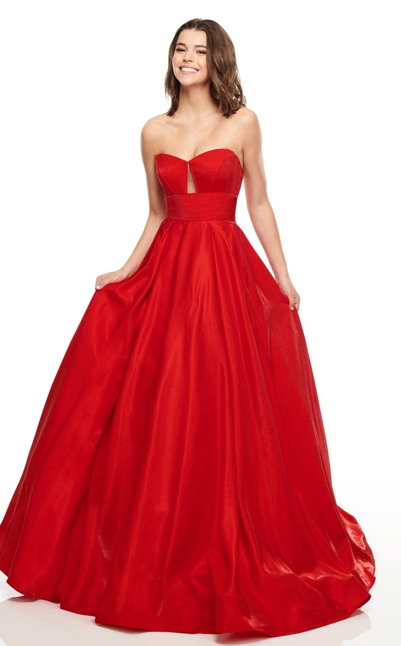 Rachel Allan 7139 Dress Red