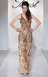 1 of 2 Faust 713 Dress Gold