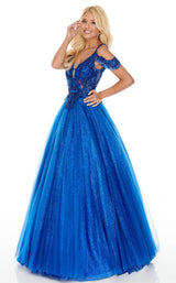 3 of 12 Rachel Allan 7143 Dress Royal