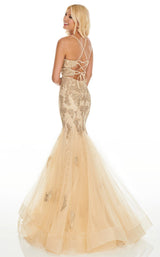 5 of 12 Rachel Allan 7150 Dress Gold