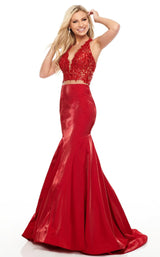 Rachel Allan 7151 Dress Red