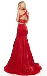 6 of 12 Rachel Allan 7151 Dress Red