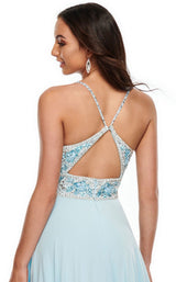 12 of 12 Rachel Allan 7157 Dress Sky-Blue