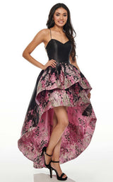 1 of 8 Rachel Allan 7168 Dress Black