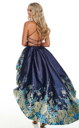 4 of 8 Rachel Allan 7168 Dress Navy