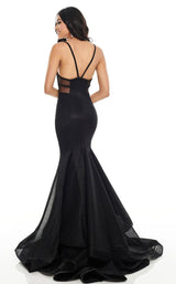 4 of 12 Rachel Allan 7173 Dress Black