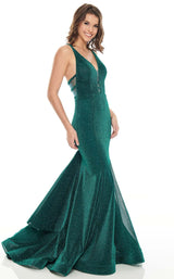 2 of 12 Rachel Allan 7173 Dress Emerald