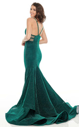 5 of 12 Rachel Allan 7173 Dress Emerald