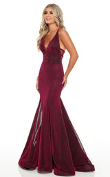 3 of 12 Rachel Allan 7173 Dress Magenta