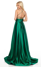 5 of 14 Rachel Allan 7178 Dress Emerald