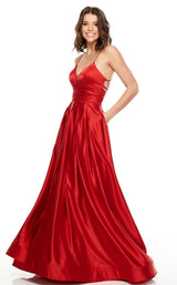 3 of 14 Rachel Allan 7178 Dress Red