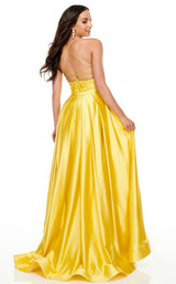 7 of 14 Rachel Allan 7178 Dress Yellow