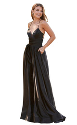 1 of 14 Rachel Allan 7178 Dress Black