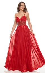 3 of 12 Rachel Allan 7182 Dress Red