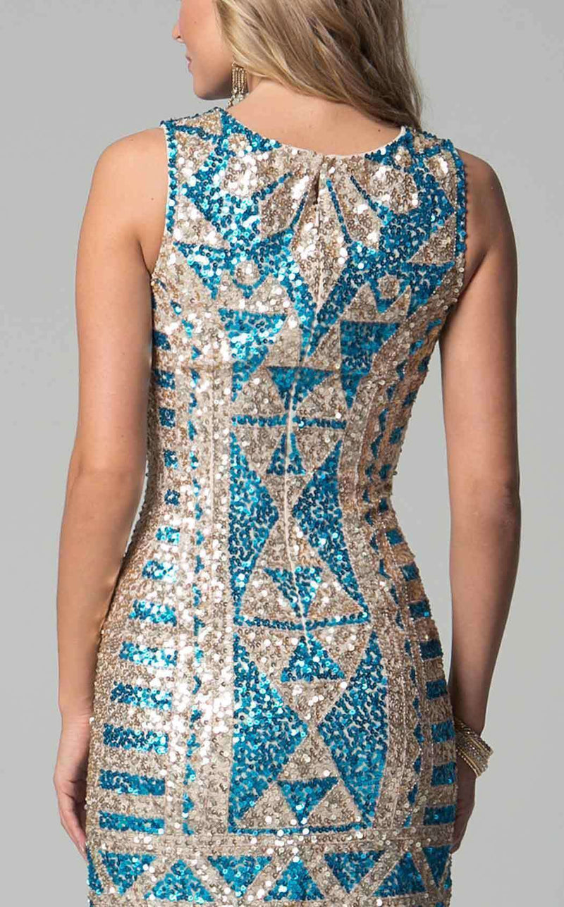 Lara 32887 Champagne/Turquoise