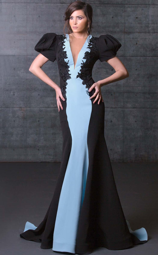 MNM Couture N0072 Black/Blue