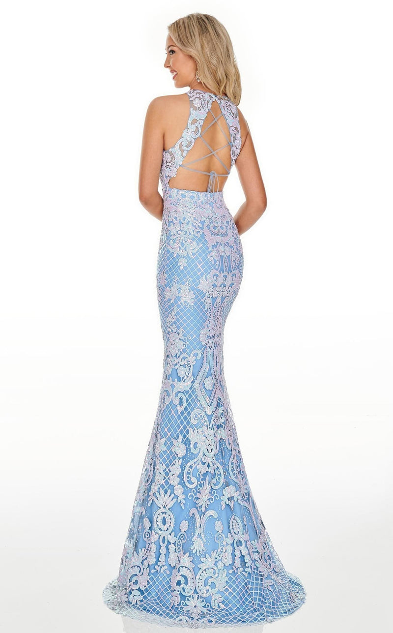 Rachel Allan 7194 Dress Powder-Blue-Iridescent