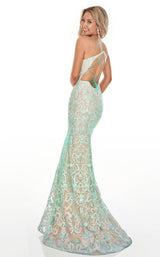 5 of 10 Rachel Allan 7198 Dress Mint