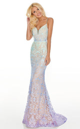 3 of 10 Rachel Allan 7198 Dress Rose-Pink