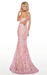 6 of 10 Rachel Allan 7198 Dress Rose-Pink