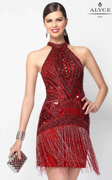 3 of 8 Alyce 2566 Burgundy