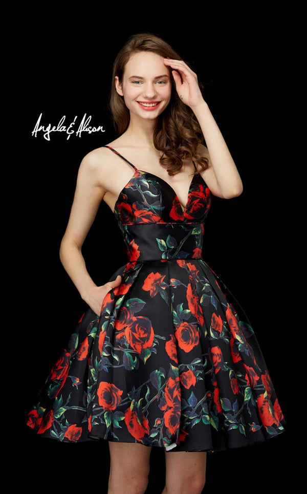 Angela And Alison 72019 Black Floral