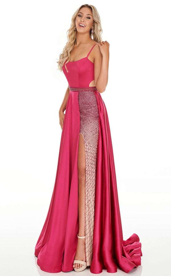 Rachel Allan 7203 Dress Fuchsia