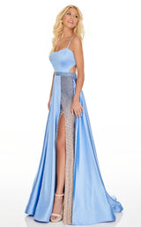 2 of 8 Rachel Allan 7203 Dress Periwinkle