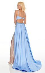 4 of 8 Rachel Allan 7203 Dress Periwinkle